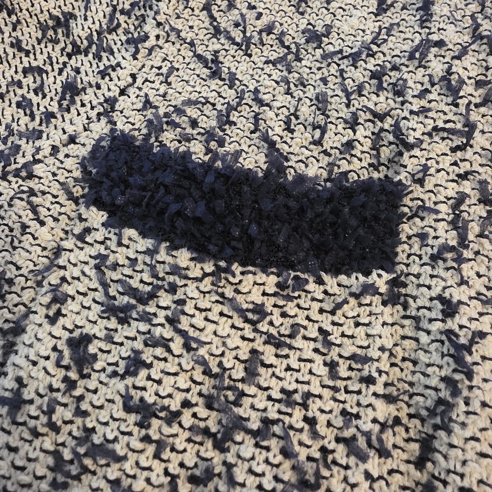 J. Crew Navy and Cream Textured Cardigan - Picture 4 of 12